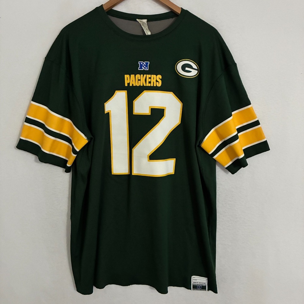 NFL Team Apparel Green Bay Packers Aaron Rodgers Jersey Shirt XL Football #12